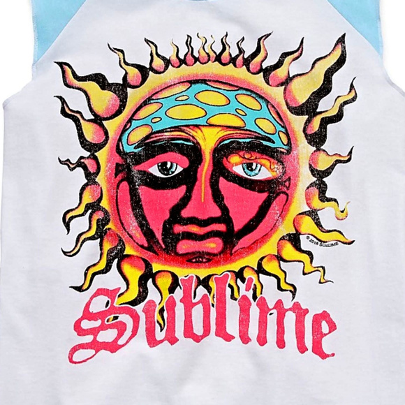 Sublime Logo ska punk rock Official Girls' 4-16 Plus T-Shirt XL XXL NWT - Picture 2 of 2